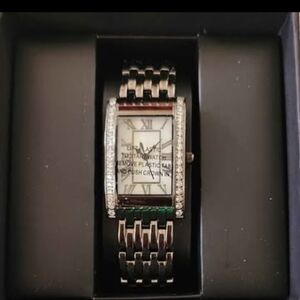 Elegant Titanium-colored Women's Watch